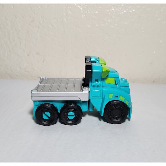 Transformers Playskool Rescue Bots Hoist The Toy Bot Flat Bed Truck Pre-owned - Picture 6 of 8